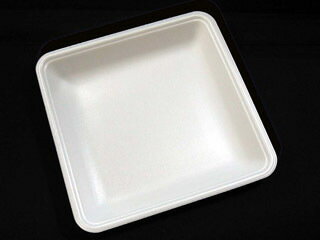 樂天商城 - 発泡トレー　CN20-20FF（100枚）　196×196×30mm　食品トレー　陳列用　鮮魚　惣菜　精肉　お持ち帰り　テイクアウト