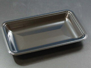 樂天商城 - 発泡トレー　CN20-12E　黒-BK（100枚）　196×120×25mm　食品トレー　陳列用　鮮魚　惣菜　精肉　お持ち帰り　テイクアウト