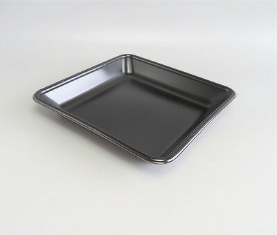 樂天商城 - 発泡トレー　J20-20F　黒（100枚）　高さ(mm)30 ×196 ×196　食品トレー　陳列用　鮮魚　惣菜　精肉　お持ち帰り　テイクアウト