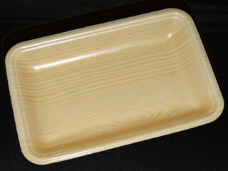 樂天商城 - 発泡トレー　CN20-13E　木曽内（100枚）　196×130×25mm　食品トレー　陳列用　鮮魚　惣菜　精肉　お持ち帰り　テイクアウト　柄入り