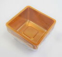 個食容器 65角 金(10枚)65×65×H30 おかずカップ 仕切り 重箱 オードブル おせち 弁当 ゴールド 四角