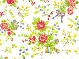 包装紙 半才 オリビア(100枚) 757×530mm 上品 花柄 おしゃれ バラ ギフト包装紙