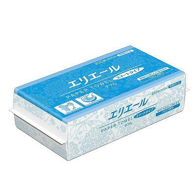 ペーパータオル　エリエール　スマートタイプ　中判（200枚）白 ホワイト 手拭き 飲食店 お手洗い