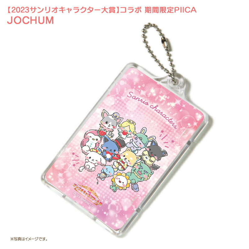 JOCHUM ピーカ+ICカードホルダー ( クリアパスケース ) サンリオキャラクター大賞2023コラボ限定版 ⇒ LED内蔵 光るパスケース 定期入れ 非接触型 ICカード 交通系ICカード 社員証 IDカード 電子マネーカード PIICA サンリオのサムネイル