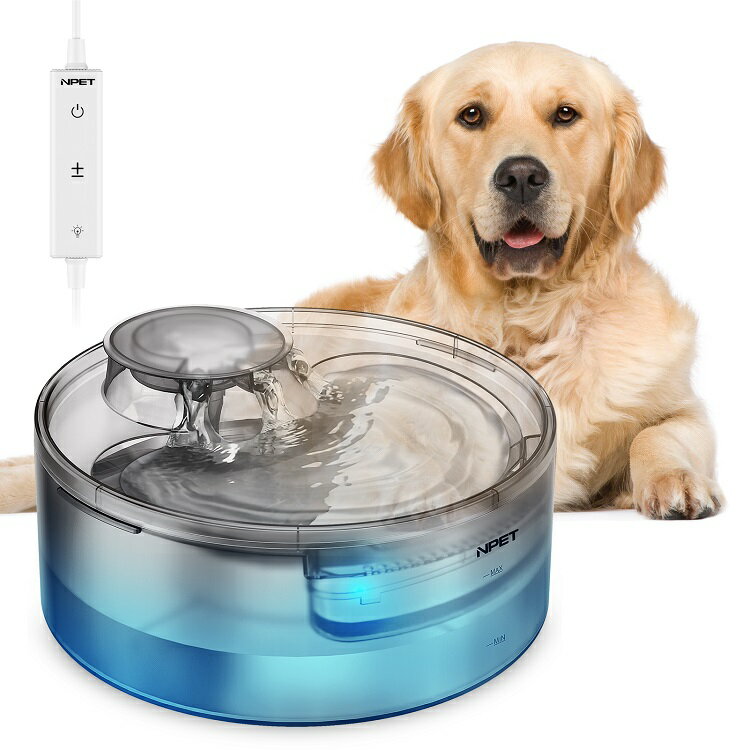 【送料無料】NPET 犬用自動給水器 5L大容量 DF10CTL 中大型犬 多頭飼育 給水器 給餌 食器 水 自動 交換 イヌ いぬ 循…