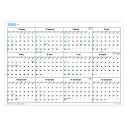 2025年 壁掛カレンダー1月始まりA3 ブロックプランナーCK-33