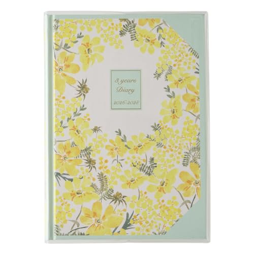 能率 ペイジェム 日記 2026年 A5 メモリー 3年連用 リュミエール アリヴェ 8635 (2026年 1月始まり)