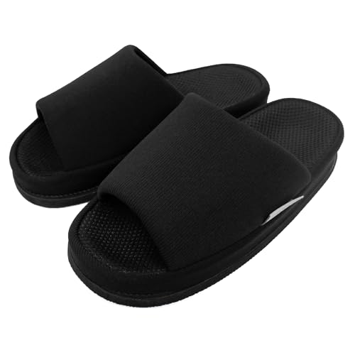 楽天NRFオンラインショップ[オクムラ] スリッパ リフレ 足裏の中心を程よく刺激 L ブラック NRAA8901BK ツボ押し マッサージ