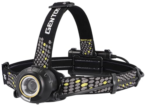 GENTOS(ジェントス) LED ヘッドライト USB充電式 明るさ630ルーメン/実用点灯8時間/後部認識灯 専用充..