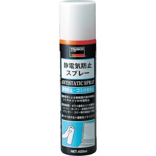 TRUSCO 静電気防止スプレー 420ml