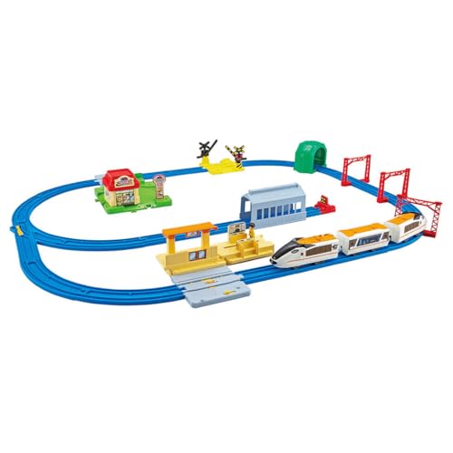 タカラトミー(TAKARA TOMY) プラレール 情景いっぱいトミカと遊べるアクションタウンセット 電車 列車 おもちゃ 3歳以上