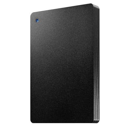 IODATA 外付けHDD 1TB カクうすLite テレビ録画 PC 両対応 4K録画 USBバスパワー(USB 5Gbps/3.2 Gen1