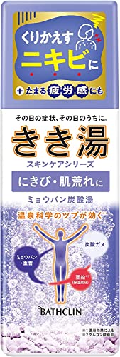 きき湯炭酸入浴剤 ミョウバン炭酸湯360g 透明湯 温泉成分 発泡タイプ医薬部外品