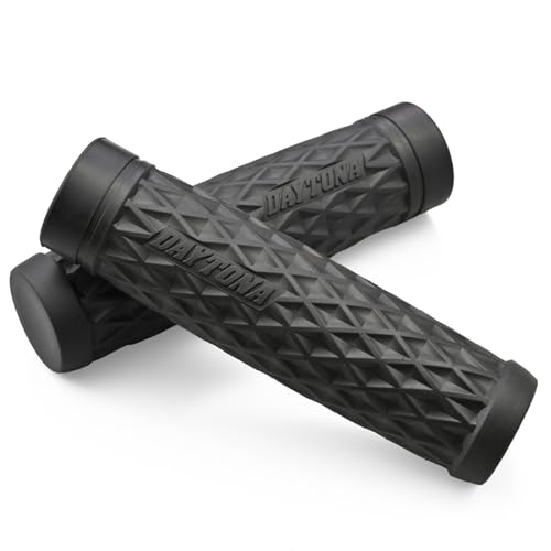 デイトナ(Daytona) バイク グリップ ハンドル径φ25.4(インチバー)用 127mm エンド非貫通 グリッピーグリップ GG-D-GR