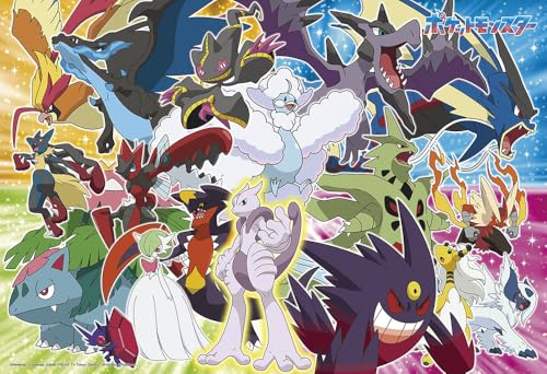 日本製ビバリー 100ピース ジグソーパズル ポケモン メガシンカ大集合（26×38） 100-063