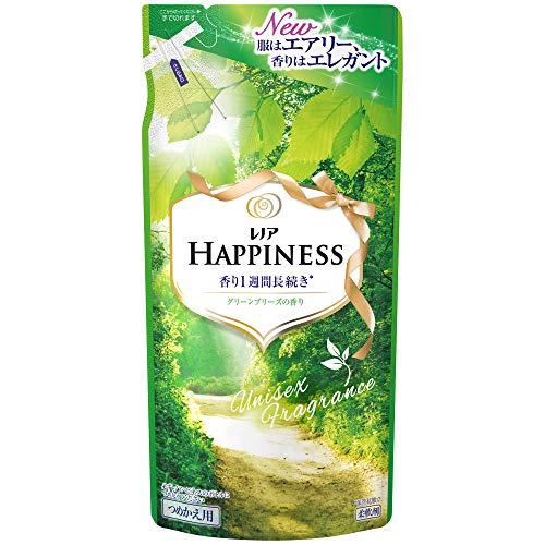 レノア ハピネス 柔軟剤 ユニセックスシリーズ グリーンブリーズの香り 詰め替え 400mL