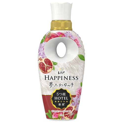 レノア ハピネス 夢ふわタッチ 柔軟剤 ザクロ＆フローラル 本体 450mL