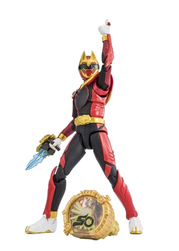 TAMASHII NATIONS S.H.フィギュアーツ ナンバーワン戦隊ゴジュウジャー ゴジュウウルフ(初回センタイリング付属版) 約145m