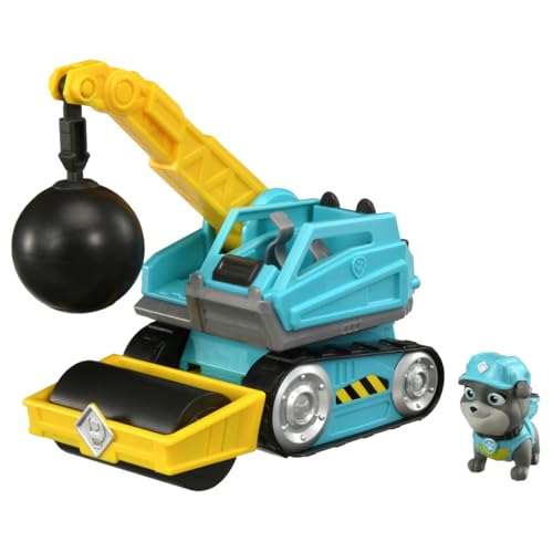 ブルー/-/-・(C)2025 Spin Master Ltd. PAW PATROL and all related titles logos characters; and SPIN MASTER logo are trademarks of Spin Master Ltd. Used under license. Nickelodeon and all related titles and logos are trademarks of Viacom International Inc.・電池は使用しません。商品紹介 ギミック付きビークルとフィギュアのセット 「ラブル＆クルー」で活躍するモーターのクルークラッシュローラーが登場 (1)クレーンが動くよローラーが回転 (2)モーターのフィギュアを運転席に乗せて遊ぼう セット内容ビークル(1) モーター フィギュア(1) 安全警告 該当なし