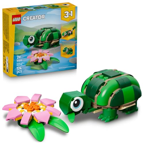 レゴ(LEGO) クリエイター のんびりカメさんの水辺さんぽ おもちゃ 玩具 誕生日 プレゼント ブロック 女の子 男の子 子供 7歳 8歳 9
