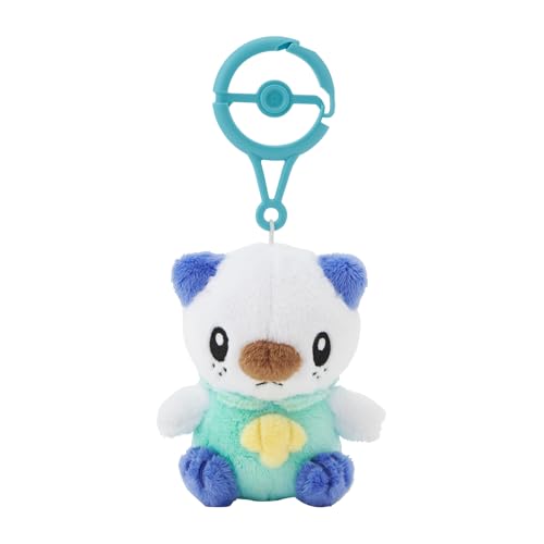 17) ミジュマル/-/ぬいぐるみ・-本体サイズ :17×8.5×9（H×W×D：)・(C)2024 Pokemon. (C)1995-2024 Nintendo/Creatures Inc./GAME FREAK inc.・対象年齢：6歳以上ポケモンオフィシャルショップ ポケモンセンターのオリジナル商品 カラビナ付きマスコット ミジュマル