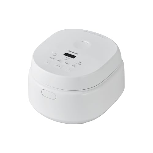 Rakuten - パナソニック 炊飯器 5.5合 黒角厚釜 コンパクトデザイン ホワイト SR-A110D-W