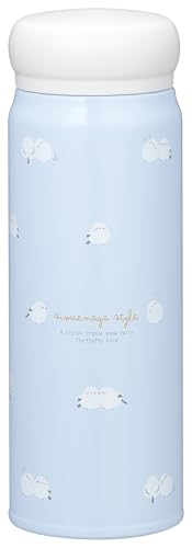 Rakuten - オーエスケー ダイレクトステンレスボトル シマエナガ SBR-480B ライトブルー 480ml