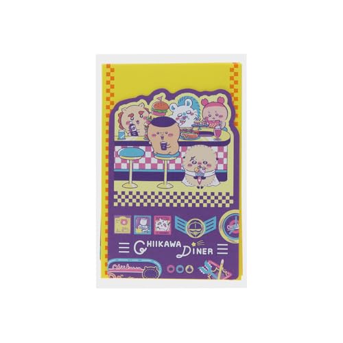 サンスター文具(Sun-Star Stationery) ちいかわ グッズ レターセット ダイカット ディナー S8908770