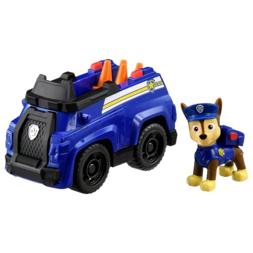 (C)2026 Spin Master Ltd. PAW PATROL and all related titles logos characters; and SPIN MASTER logo are trademarks of Spin Master Ltd. Used under license. Nickelodeon and all related titles and logos are trademarks of Viacom International Inc.・電池は使用しません。商品紹介 パウ・パトロールのフィギュアとビークルがセットになって登場 チェイスのフィギュアとポリスカーのセットだよ パウ・パトロールの仲間を集めて遊ぼう 別売りのプレイセットで遊ぶともっと楽しい セット内容チェイス ポリスカー(1) チェイス フィギュア(1) 安全警告 該当なし