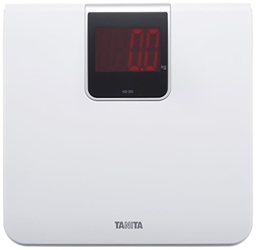 Rakuten - タニタ 体重計 デジタル 大画面 LED ホワイト HD-395 WH 乗るだけで電源オン