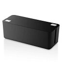 エレコム ケーブル収納ボックス ケーブルボックス ケーブル収納 6個口電源タップ収納 ブラック EKC-BOX001BK(2)
