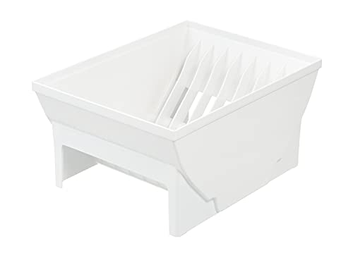 リッチェル トトノ 引き出し用 ディッシュスタンドN ワイド ホワイト 28×21×14cm