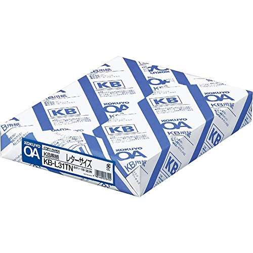 コクヨ PPC用紙 64g レター 500枚 KB-L31TN