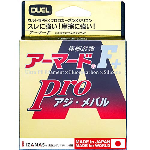 DUEL(デュエル) PEライン 0.3号 アーマード F Pro アジ メバル150M 0.3号 ライトピンク アジ メバル H4095