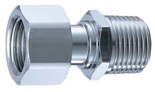 SANEI 配管部品 片ナット付アダプター ナット回転式 パッキン付き 呼び13 T84-13