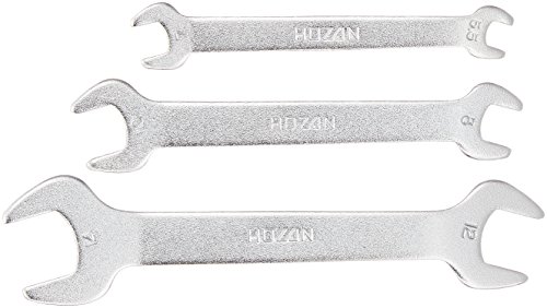 ホーザン(HOZAN) 板スパナセット 薄型スパナ 5.5×7mm、8×10mm、12×14mmの3本組 板厚2.3mm W-76