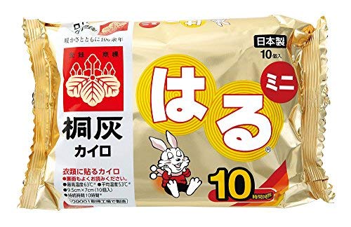 【まとめ買い】桐灰化学 桐灰はるカイロミニ 衣類に貼るタイプ 10時間持続 10個入×4個