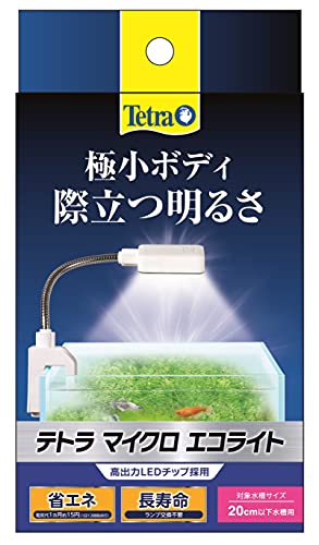 アクアリウム・ホワイト 73320・極小ボディ 際立つ明るさ・高出力LEDチップ採用で、コンパクトなのにトップクラスの明るさを実現しました・スライド式のアームで取り付け自在・ライト部のサイズ(mm)(幅 奥行 高さ)は、W65×D40×H15mm・原産国:中国"商品紹介 極小ボディで際立つ明るさ高出力LEDチップ採用で、コンパクトなのにトップクラスの明るさを実現しました。（当社調べ）本体付属スイッチでON/OFFラクラク。●サイズ:ライト部　幅6.5X奥行4X高さ1.5cm●20cm以下水槽用 原材料・成分 プラスチック、他