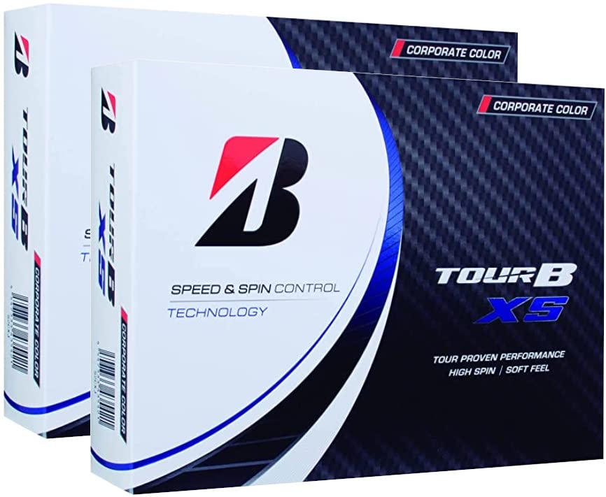 2ダース BRIDGESTONE(ブリヂストン)ゴルフボール TOUR ツアー B XS 2022年モデル 12球入 (XS_コーポレート_2ダ