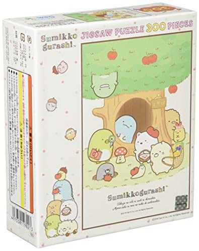 エンスカイ 300ピース ジグソーパズル すみっコぐらし とかげのおうちにあそびにいきました。(26x38cm) 300-1328のサムネイル