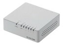 エレコム スイッチングハブ 5ポート 10/100Mbps AC電源 EHC-F05PA-W(2)
