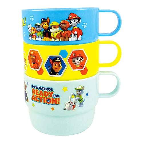 ティーズファクトリー パウパトロール プラカップ3Pセット 集合 φ8×H6.1cm PP-5526471SH