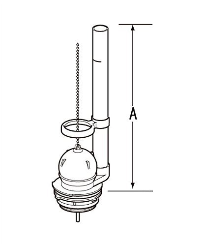 LIXIL(リクシル) INAX フロート弁 オーバーフロー管高さ278mm TF-889C-SX1