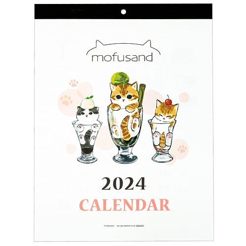 ・mofusand S8520240・シンプルで日玉が見やすい・特長どんなお部屋にもマッチするシンプルデザインのカレンダー・内容月間カレンダー:12枚・サイズ210mm×280mm×2mm・材質紙シンプルで日玉が見やすい ウォールカレンダーシンプルS どんなお部屋にもマッチするシンプルで日玉の見やすいカレンダー、「ウォールカレンダーシンプルS」。 柄は、mofusand。 ぢゅのさんが描く、キュートなネコちゃんを毎月楽しめます