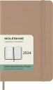モレスキン 手帳 2024 年 1月始まり 12カ月 ウィークリー ダイアリー ハードカバー ポケットサイズ(横9cm×縦14cm) サンディブ