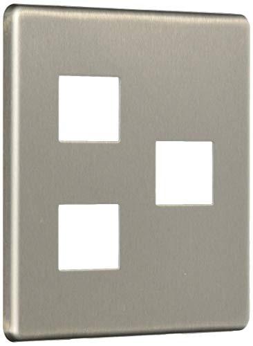 パナソニック(Panasonic) フルコート加工 新金属プレート 2型 3コ用 2コ+1コ用 WN6573K