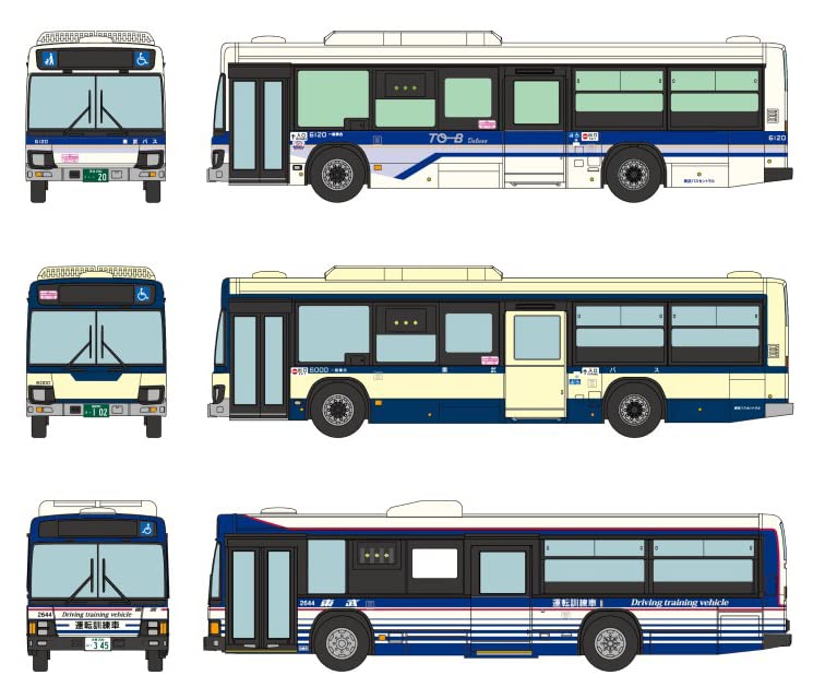 トミーテック(TOMYTEC) ザ バスコレクション バスコレ 東武バス創立20周年記念復刻塗装 3台セット ジオラマ用品