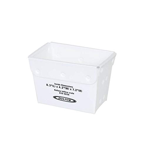 ダルトン Hollow lattice crate 軽量 収納ボックス H19-0039 S White