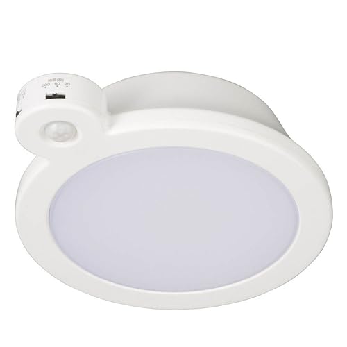 オーム(OHM) 電機 シーリングライト LED ミニ 人感センサー 明暗センサー 100W形 1450ルーメン 昼光色 トイレ 洗面所 廊下