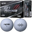 3ダースセットホンマ ゴルフ ボール D1 SPEED MONSTER スピードモンスター 3ダース 36球入り BT2003 本間 HONMA